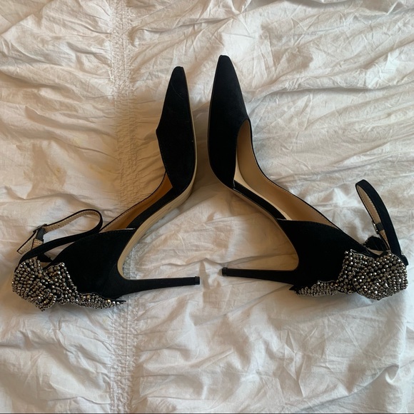 INC Kaison Black Evening Bow Pumps size 9 - Picture 7 of 11